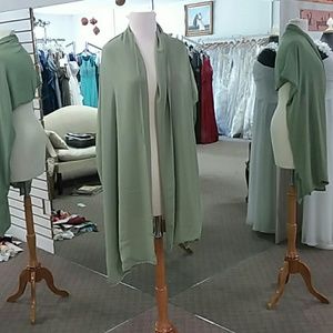CELADON color Marys Bridal Shawl